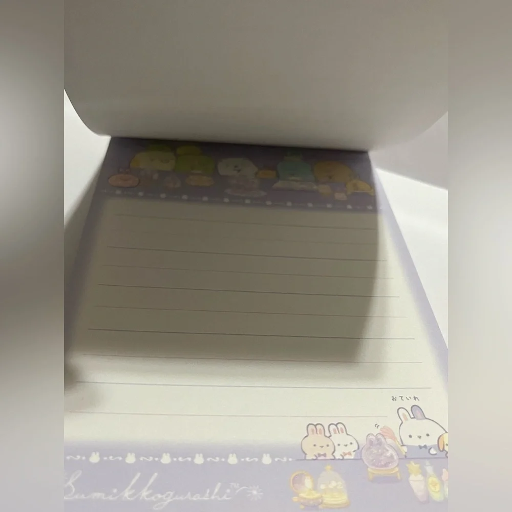 Sumikko Gurashi Mysterious Rabbit Themed Memo Pad